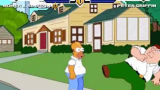 Peter Griffin Vs Homer Simpson - Ultimate Battle