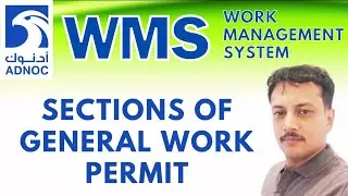 Sections of General Work Permit in WMS | Work Management System