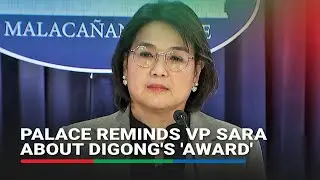 Addressing VP Sara, Claire Castro points out Digong was 'awardee' as 'most corrupt' | ABS-CBN News