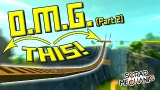 SUSPENDED MOUNTAIN BASE! (PART 2) - Scrap Mechanic Gameplay