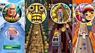 Джуманджи 🆚 Temple Run 2 🆚 Subway Princess Runner 🆚 Subway Surfers (новое обновление 2026 года)