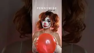 #makeuptutorial #pennywise #makeup #halloween2023 #halloweenmakeuplook #makeupcreative