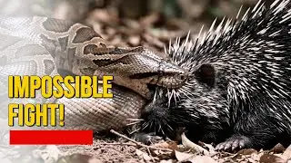 Snake vs Porcupine: The Most Unexpected Battle in the Wild!