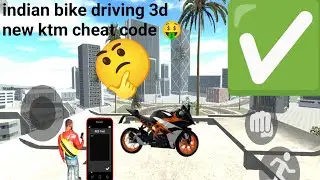  🚀 Indian Bike Driving 3D New KTM Cheat Code 2026 🚀#shortfeed #gta #indianbikedriving3d #cheat code 