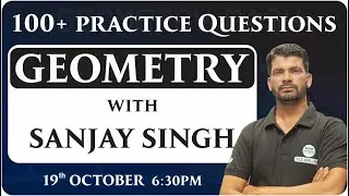 100+ Practice Question | CSIR | GATE BT/XL | IIT-JAM | Geometry | General Aptitude | Sanjay Singh
