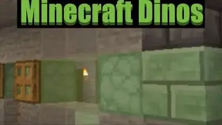 Minecraft Dinos 37 Park Improv + Dilophosaurus