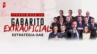 1&ordf; Fase - OAB 42 | Gabarito Extraoficial