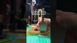 #handstitch #saddlestitch #stitchingiron #madeintheusa #leatherwork #craftedleather  #leather