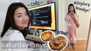 build a next.js web app + eat bread in brooklyn with me✨