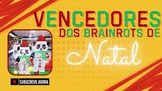 Dia do sorteio dos brainrots de Natal no Roube um brainrot (Roblox)