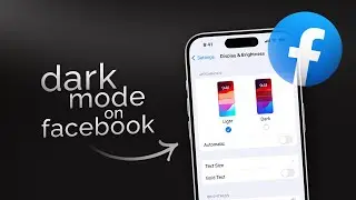 Как включить темный режим на Facebook на iPhone (руководство)