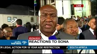 #SONA2018 widely welcomed by opposition parties