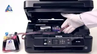 Установка СНПЧ на МФУ Epson Expression Home XP-300
