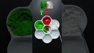 Green + White + Red = ?? | Algeria Flag Art 🇩🇿 #sprunki #flag #colormixing