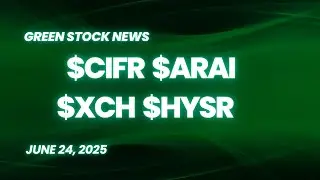 Cipher Mining ($CIFR) | Arrive AI ($ARAI) | XCharge ($XCH) | SunHydrogen ($HYSR)