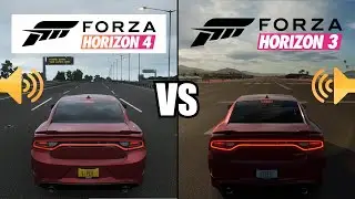 Forza Horizon 4 vs Forza Horizon 3: Dodge Charger Hellcat - Muscle Car Mayhem!