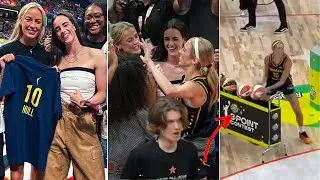 Caitlin Clark & the Fever Queens Pulled Up to Hype Lexie Hull at 3-Point Contest 🔥