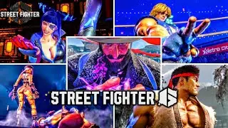 SF6 *ALL* ALTERNATE COSTUMES SHOWCASE!! ALL INTROS, OUTROS, AND CRITICAL ARTS!! (STREET FIGHTER 6)