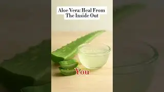The Hidden Power of Aloe Vera 🍃 | Natural Healing & Detox Drink! #shorts