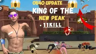 OB40 UPDATE l😱NEW PEAK SOLO VS SQUAD⚡ WORLD🌎 l RECORD 4MINUTES ON 11 KILL IN FREE FIRE🔥#shortsvideo 