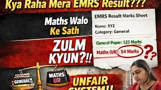 Kya rha mera EMRS TIER 1 result..itni high cut off🥺🥺