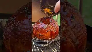 Glaze for days 🔥. Recipe in the comments 👍. #ham #glaze #bbq