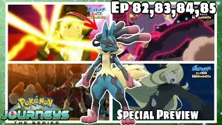Pokemon Update!!! Pokemon Journeys Episode 82,83,84,85 | Special Preview | Cynthia, Bea, Return |