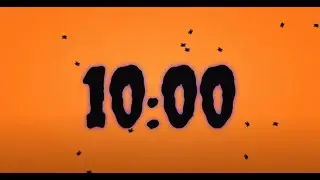 👻 10 Minute Halloween Countdown Timer | Spooky Pumpkin Clock | Halloween Music | Scary Background