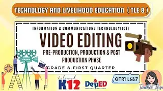 ENHANCED K12-TLE 8 (ICT-1ST QTR) VIDEO EDITING(PRE-PRODUCTION, PRODUCTION, POST PRODUCTION PHASE )
