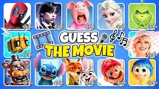 Guess the Movie by the Song! 🎶 Zootopia 2, Wednesday, Kpop Demon Hunters, Frozen, Minecraft... 🎬🍿