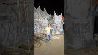 Nag lok theme Durga Ji pandal part - 2 l Jabalpur Navratri 2025 #shorts l Ahmedabad l Gujarat Mumbai