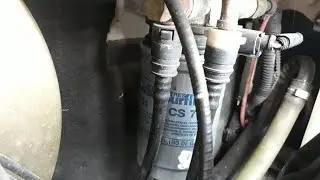 CHANGEMENT FILTRE A GAZOIL ET FILTRE A AIR SUR CAMPING CAR FIAT DUCATO 2.8 IDTD