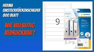 BEWERTUNG (2026): HERMA Einsteckr&uuml;ckenschilder 800 Blatt. Infos
