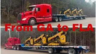 2nd step-deck load feels good to be back. 3 drop (ga) to (fla)/ @landstar step-deck