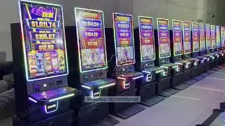 USA 43 Inch Vertical Fusion 5,Fusion Link Skill Slot Casino Game Machine With Goose Printer System