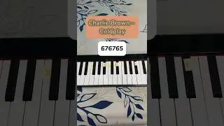 Charlie Brown - Coldplay (Piano Tutorial) #music #shorts