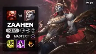 Zaahen vs Gragas Top - KR Master - Patch 25.23 Season 15