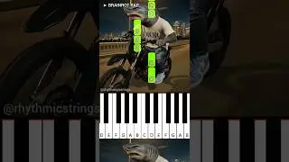 Party Tunes - Brainrot Rap | Piano Tutorial #shorts
