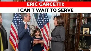 Eric Garcetti sworn in by Kamala Harris as next US Ambassador to India