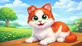 Meow Meow Billi😻|Fanny Cat Song| Learn Animal Sounds|Billi Karti Meow Meow|Hindi*