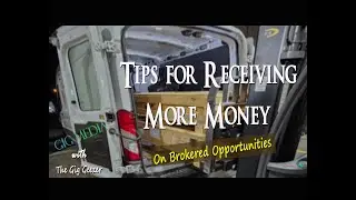 Tips for Receiving More Money on Brokered Opportunities | Cargo Van | Sprinter Van