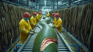 The mystery inside the $30 million SNAKE SKIN factory (Full Process)