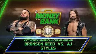 MEM &times; NXT Money in the Bank - NXT North American Championship Match