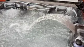 Santorini Hot Tub fitted by Sparkling Spas in Poole Dorset