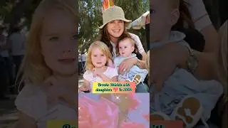 Beautiful pictures of Brooke Shields with her daughters through the years #cute
