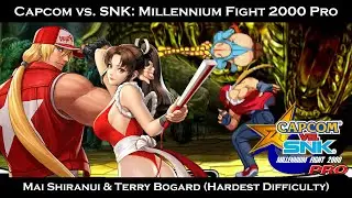 Capcom vs SNK Pro - Terry Bogard & Mai Shiranui Arcade Run (No Continues)