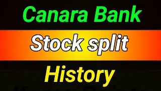 Canara Bank share split history🔥 canara bank share split🚀canara bank share split news