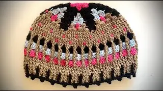 Mütze 8 Reliefstäbchenmuster #häkeln #petraperle #mütze #crochet #haekelanleitung#crochtepattern