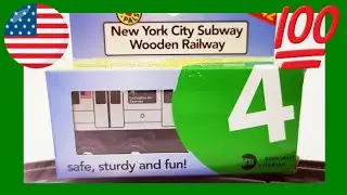 unboxing Munipals New York City Subway Line  4 Lexington Avenue Express R142 car  (05431)