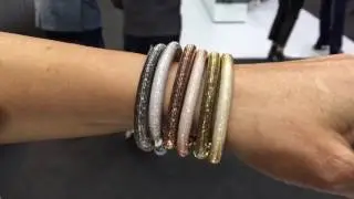 Sparkle Wire Wrapped Italian Cuff